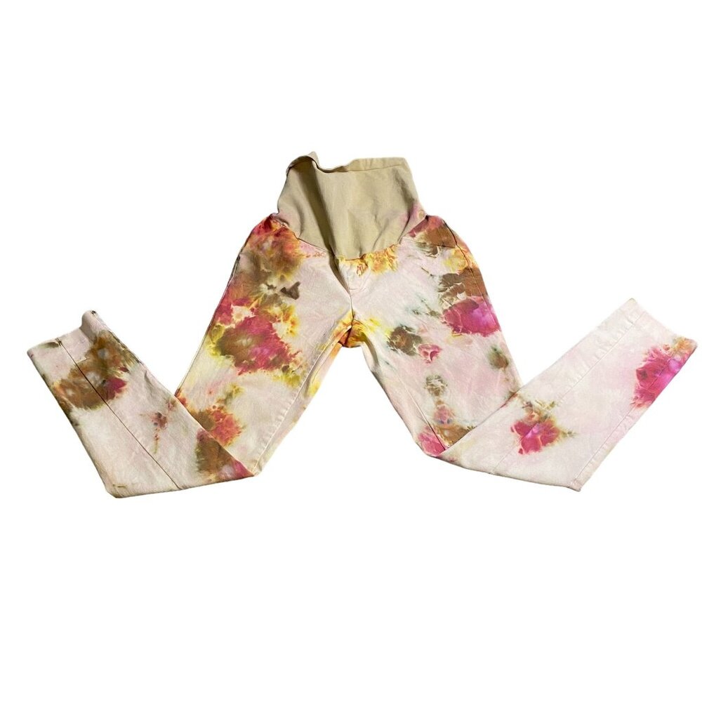 Tie Dyed Women's Maternity Super Stretch | Medium - Picture 2 of 4